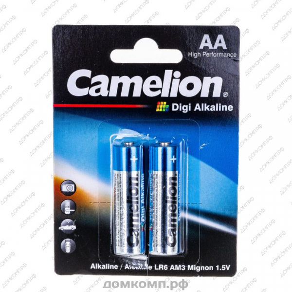 Батарейка AA Camelion DIGI LR6-BP2DG недорого. домкомп.рф